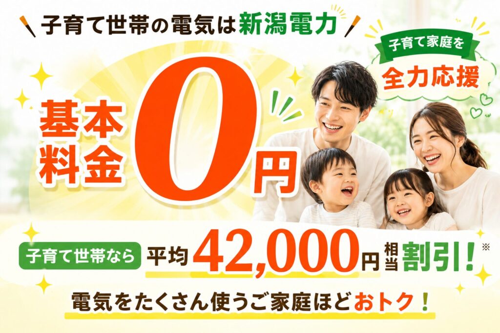 新潟電力 全力応援割のイメージ画像